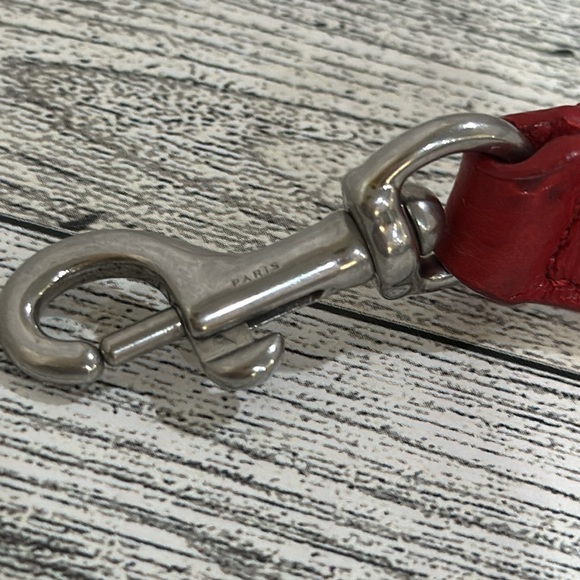 Yves St Laurent red leather ostrich replacement purse strap - Picture 4 of 6